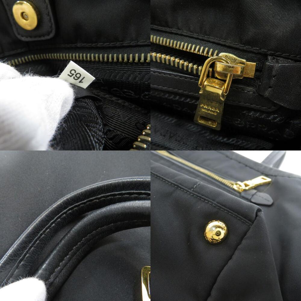 Prada 2way convertible tote bag black leather - Picture 9 of 11